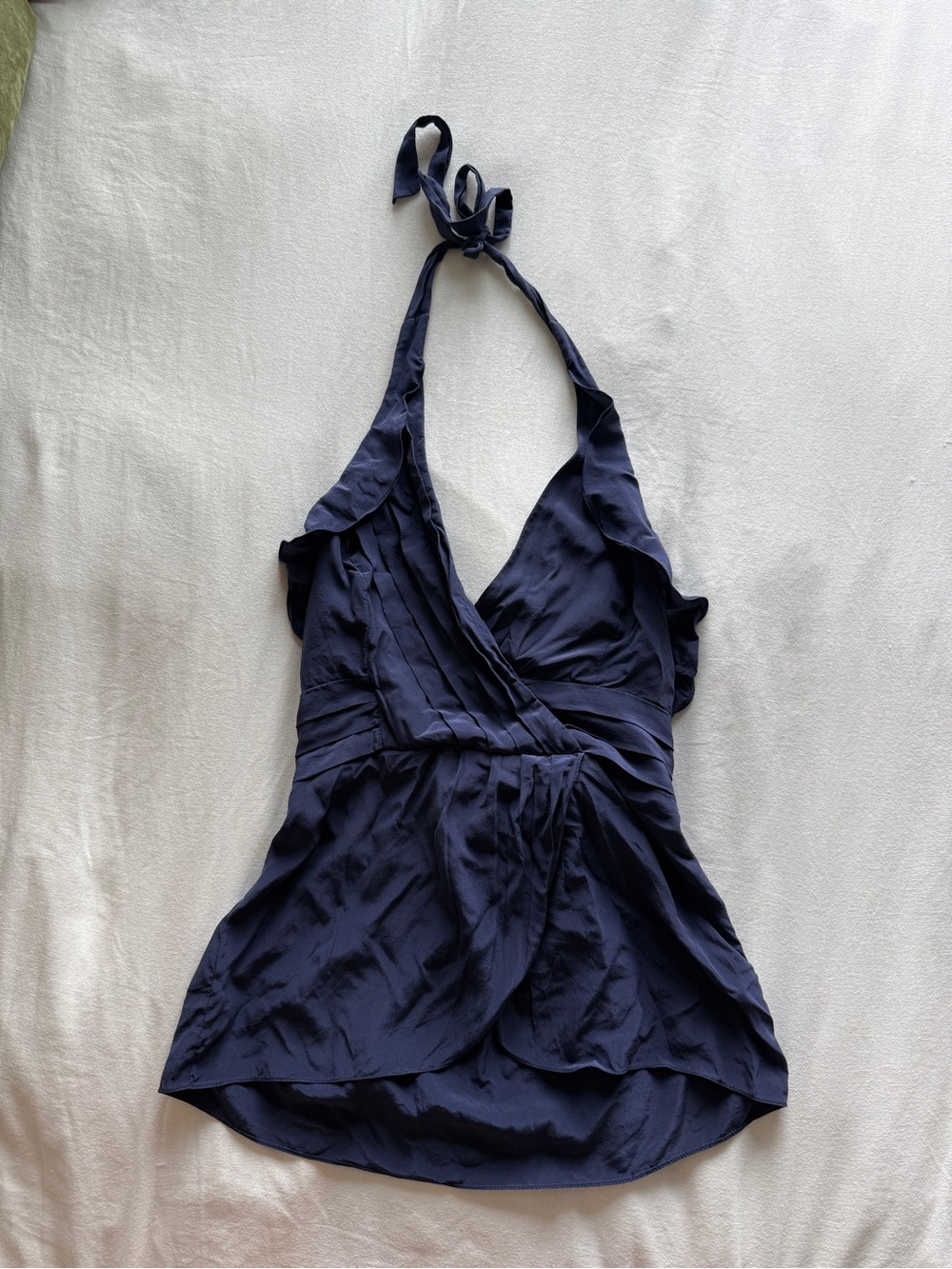 Vintage Navy Halter Tank Top